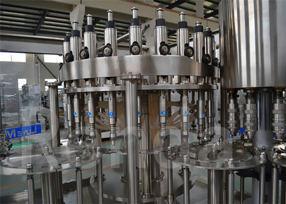 Stainless Steel Commercial Bottling Equipment , Beverage Bottled Water Bottle Filling Machine