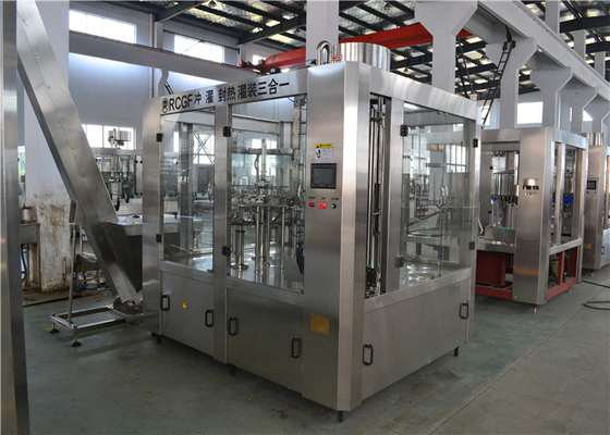 Electric PET Bottle Automatic Hot Juice Filling Machine 3 In 1 Water Bottle Filling Machine