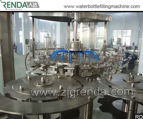 Bottle Packing Carbonated Drink Filling Machine , Liquid Filling Machines in 220V 110V