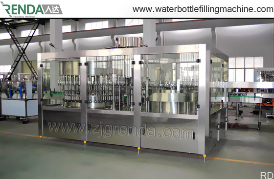 Bottle Packing Carbonated Drink Filling Machine , Liquid Filling Machines in 220V 110V