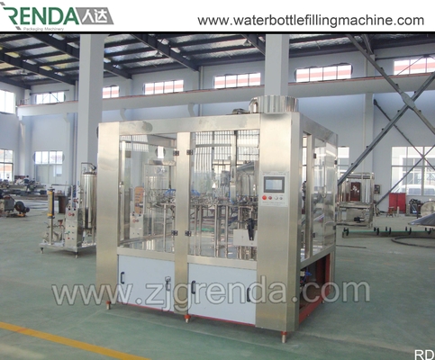 Bottle Packing Carbonated Drink Filling Machine , Liquid Filling Machines in 220V 110V