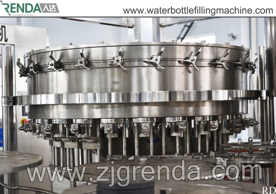 Bottle Packing Carbonated Drink Filling Machine , Liquid Filling Machines in 220V 110V