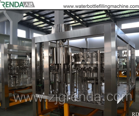 Bottle Packing Carbonated Drink Filling Machine , Liquid Filling Machines in 220V 110V