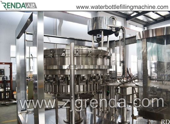 Bottle Packing Carbonated Drink Filling Machine , Liquid Filling Machines in 220V 110V