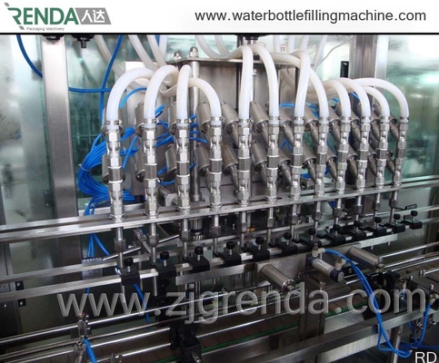 Non - Carbonated Drink Automatic Water Bottle Filling Machine 5L 1000bph Stright Liner