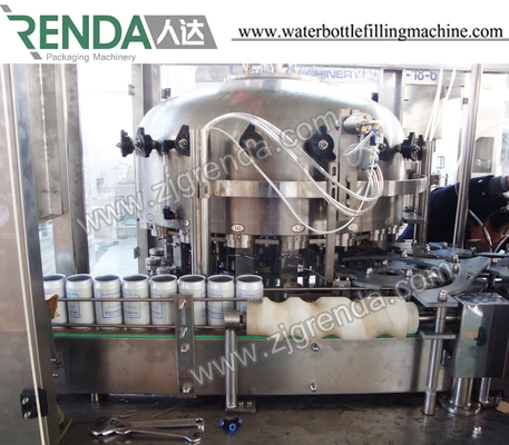 Can Bottling Gas Drink Can Filling Machine Automated with 2000 Cans/H Capacity
