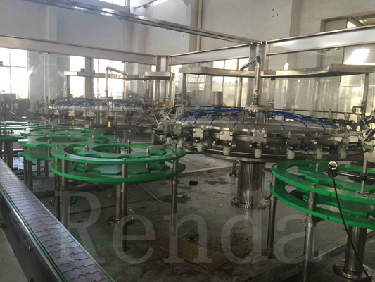 CE/ISO Soft Drink And Beer Filling Machine 4IN1 Beer Canning Machines Aluminium Can