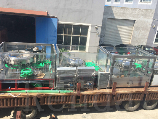 CE/ISO Soft Drink And Beer Filling Machine 4IN1 Beer Canning Machines Aluminium Can
