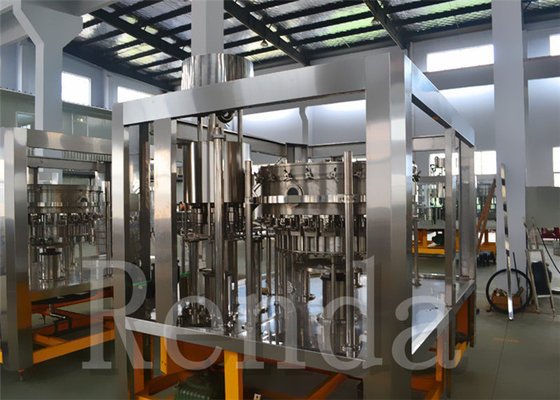 Automatic Carbonated Drink Filling Machine , Carbonated Beverage Filling Machines