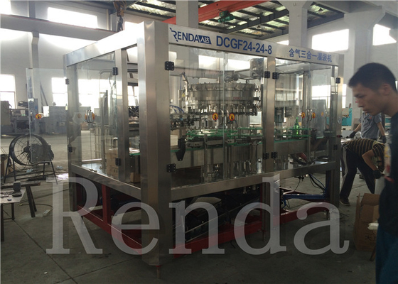 Carbonated Drink Filling Machine , Coca Cola Filling Machine For Gas Juice Water