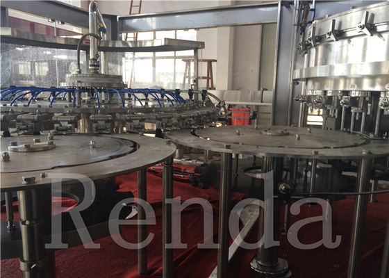 Carbonated Drink Filling Machine , Coca Cola Filling Machine For Gas Juice Water