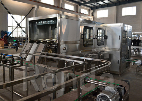 1200 BPH Automatic Water Filling Production Line For 5 Gallon Barrel Filling Machine