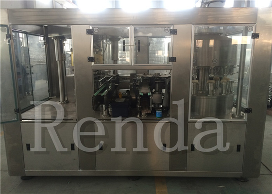 Beverage / Fruit Juice Filling Machine With High Speed Filling Valve PLC Controller