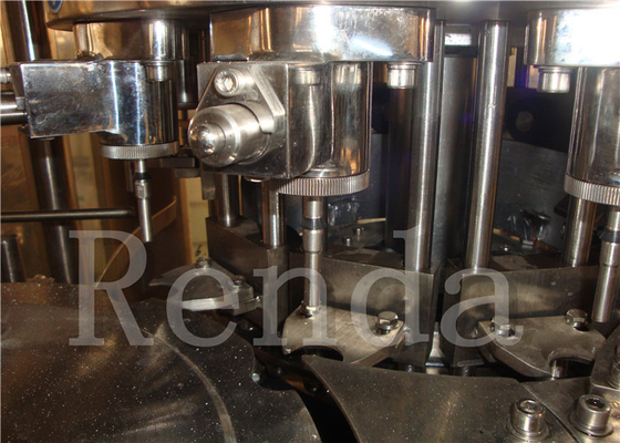 Beverage / Fruit Juice Filling Machine With High Speed Filling Valve PLC Controller