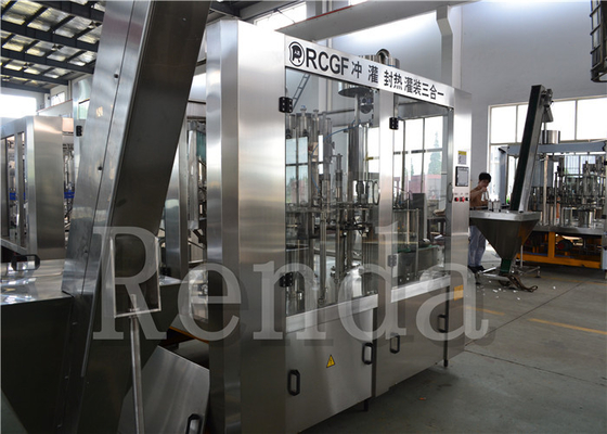 110V / 220V / 380V Automated Juice Filling Machine Bottle Filler 7T 1 Year Warranty