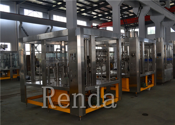 Carbonated Drink Filling Machine Washing Capping Filling 3 - in - 1 PET Bottle Soda Filling Equipment