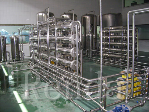 2000 LPH Pure Water RO Water Treament Systems Filtering Systems SUS304 RO Membrane Bottled Water Filter