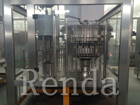 2500 * 2000 * 2200mm Water Bottle Filling Machine Rinsing Filling Capping 3-In-1