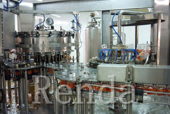 2500 * 2000 * 2200mm Water Bottle Filling Machine Rinsing Filling Capping 3-In-1