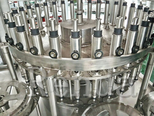 3 In 1 Fruit Juice Filling Machine / Fruit Juice Bottling Machines 500ml Glass Bottle