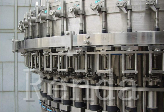 Stainless Steel Small Carbonated Drink Filling Machine 380V ISO Certification