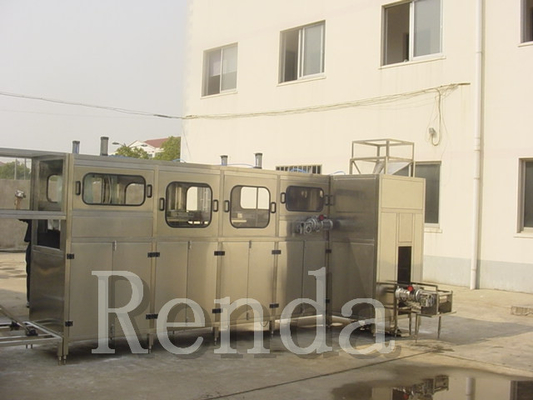 3 / 5 Gallon  3 In 1 Monoblock Barrel Filling Machine Rinsing - Filling - Capping