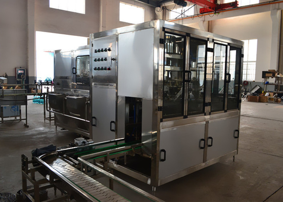 Full Automatic Electric 5 Gallon Barrel Filling Machine 1200BPH Drinking Liquid