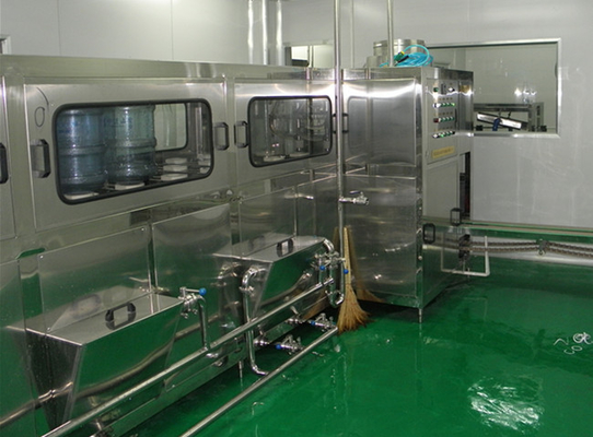1200BPH Automatic Water Barrel Filling Machine / 5 Gallon Filling Machinery Mineral Water PC