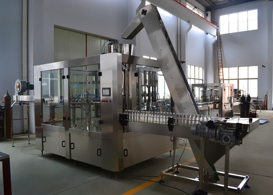 Automatic Fruit Juice Filling Machine 10.5KW Beverage Filling Equipment in 110V 220V