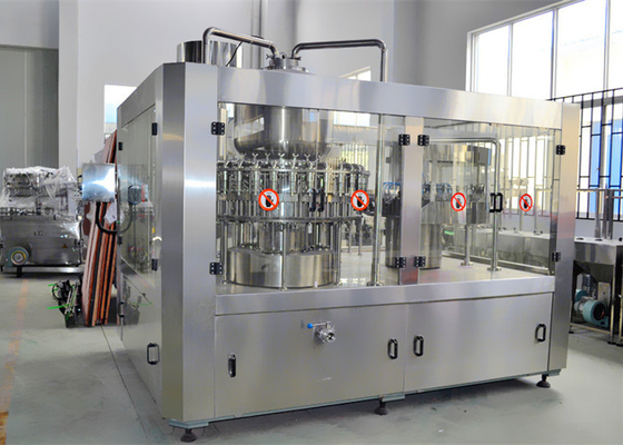 Automatic Fruit Juice Filling Machine 10.5KW Beverage Filling Equipment in 110V 220V