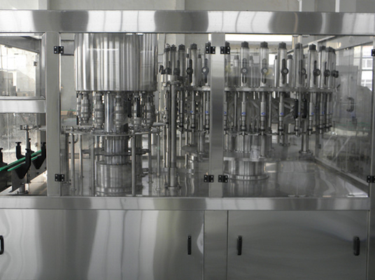 PET Bottle Hot Juice Filling Machine , Automatic 3 in 1 Beverage Filling Production Line