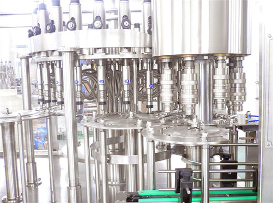 PET Bottle Hot Juice Filling Machine , Automatic 3 in 1 Beverage Filling Production Line