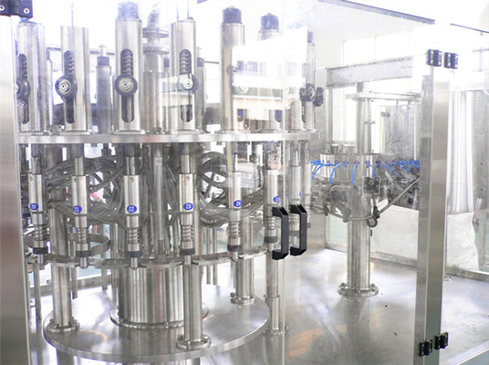 PET Bottle Hot Juice Filling Machine , Automatic 3 in 1 Beverage Filling Production Line