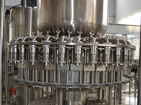 PET Bottle Hot Juice Filling Machine , Automatic 3 in 1 Beverage Filling Production Line
