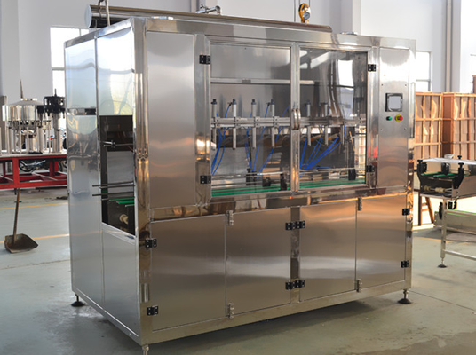 Beverage Filling and Capping Machine , Industrial 5L Liquid Oil Filling Machines for Drinking