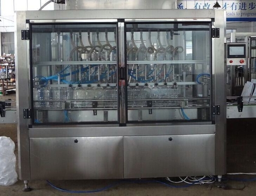 Automatic Straight Line Filling Oil Filling Machines Honey Filling Washing Filling Capping Machine 3 in 1