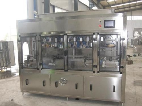 Automatic Straight Line Filling Oil Filling Machines Honey Filling Washing Filling Capping Machine 3 in 1